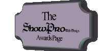 ShowPro Web Design Award List
